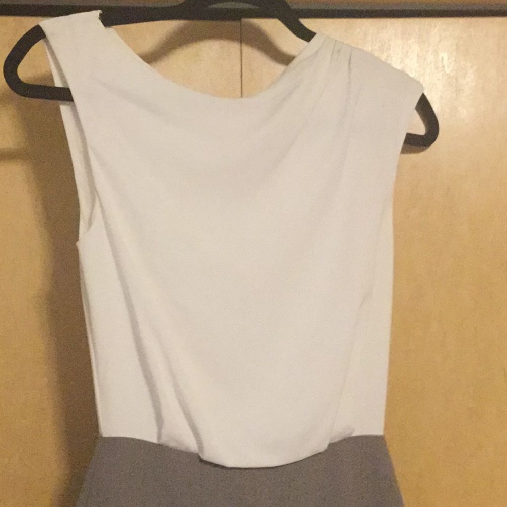 REISS Nima drape neckline crepe dress - Picture 5 of 14